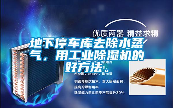 地下停車庫去除水蒸氣,用工業(yè)除濕機(jī)的好方法。