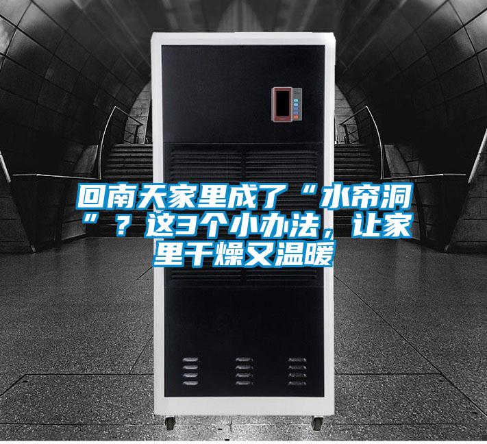 回南天家里成了“水簾洞”？這3個小辦法，讓家里干燥又溫暖
