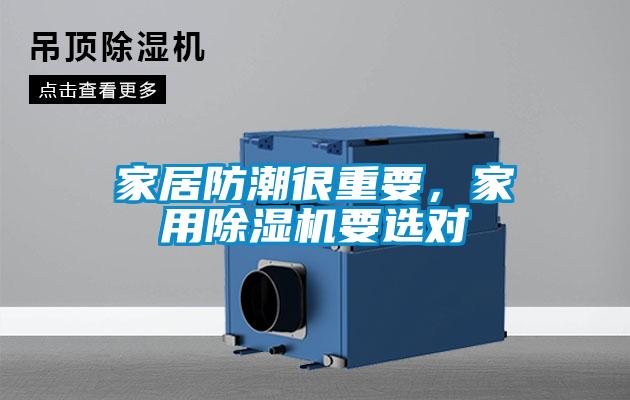 家居防潮很重要，家用除濕機要選對