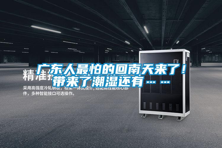 廣東人最怕的回南天來了！帶來了潮濕還有……
