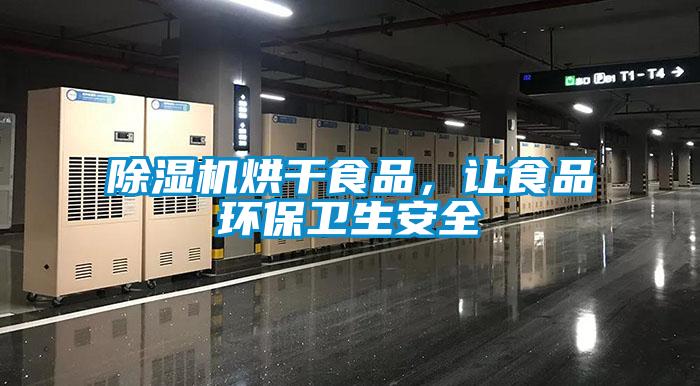 除濕機烘干食品,讓食品環保衛生安全