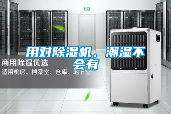 用對除濕機，潮濕不會有