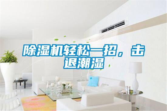 除濕機輕松一招,擊退潮濕