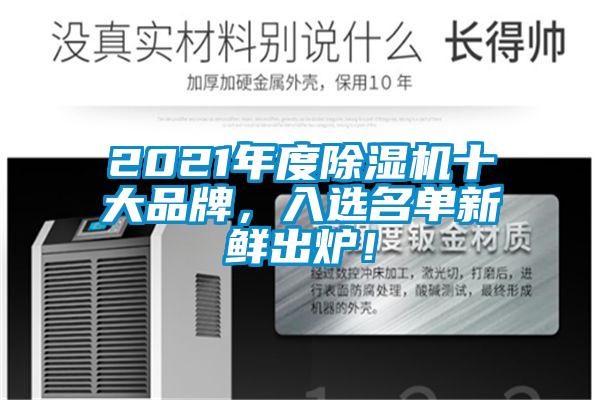 2021年度除濕機十大品牌,入選名單新鮮出爐!