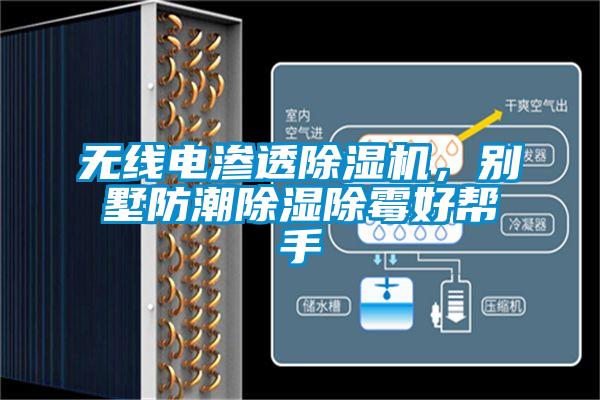 無線電滲透除濕機,別墅防潮除濕除霉好幫手