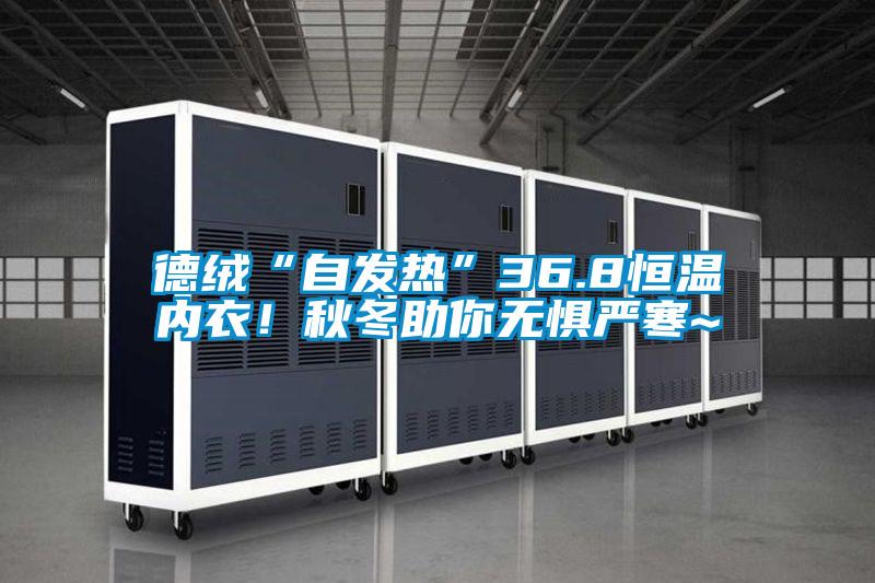 德絨“自發(fā)熱”36.8恒溫內(nèi)衣!秋冬助你無(wú)懼嚴(yán)寒~