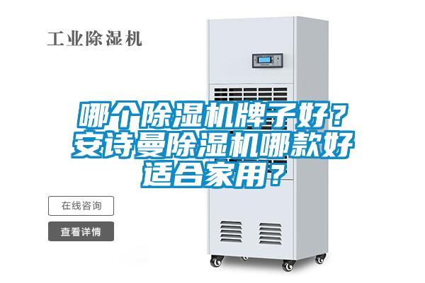 哪個除濕機牌子好？安詩曼除濕機哪款好適合家用？