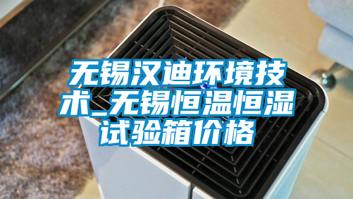 無錫漢迪環(huán)境技術_無錫恒溫恒濕試驗箱價格