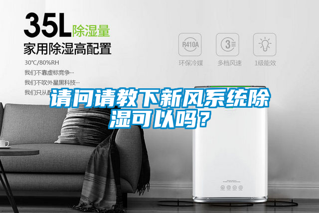 請問請教下新風系統除濕可以嗎？