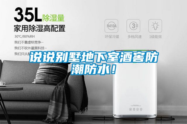 說說別墅地下室酒窖防潮防水！