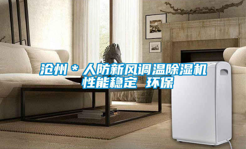 滄州*人防新風(fēng)調(diào)溫除濕機 性能穩(wěn)定 環(huán)保