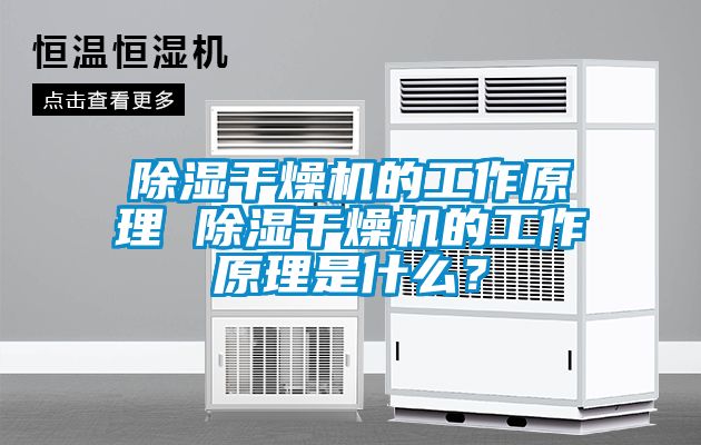除濕干燥機的工作原理 除濕干燥機的工作原理是什么?