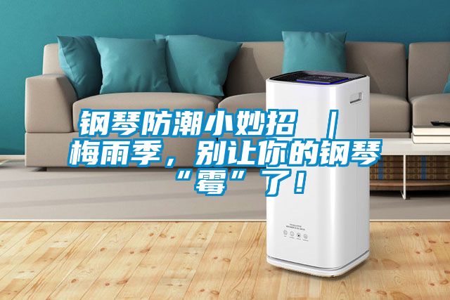 鋼琴防潮小妙招 ｜ 梅雨季，別讓你的鋼琴“霉”了！