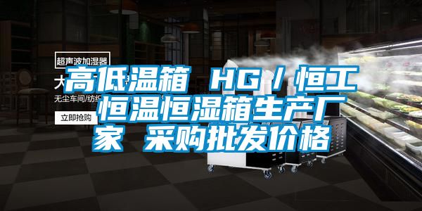 高低溫箱 HG／恒工 恒溫恒濕箱生產(chǎn)廠家 采購批發(fā)價(jià)格