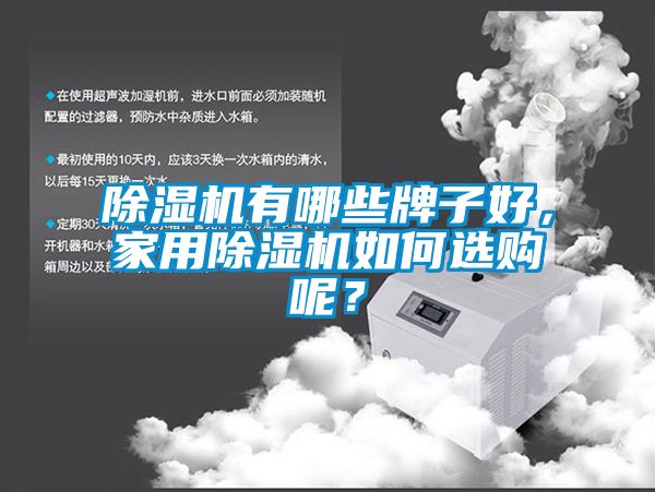 除濕機(jī)有哪些牌子好,家用除濕機(jī)如何選購呢?